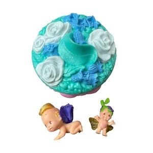 1993 Fairy Winkles Hide ‘N Play Jewelry Box Complete Set